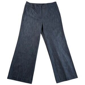 Talbots‎ Wide Leg Denim Greenwich Pants Plus Size 16 Quiet Luxury  Tailored